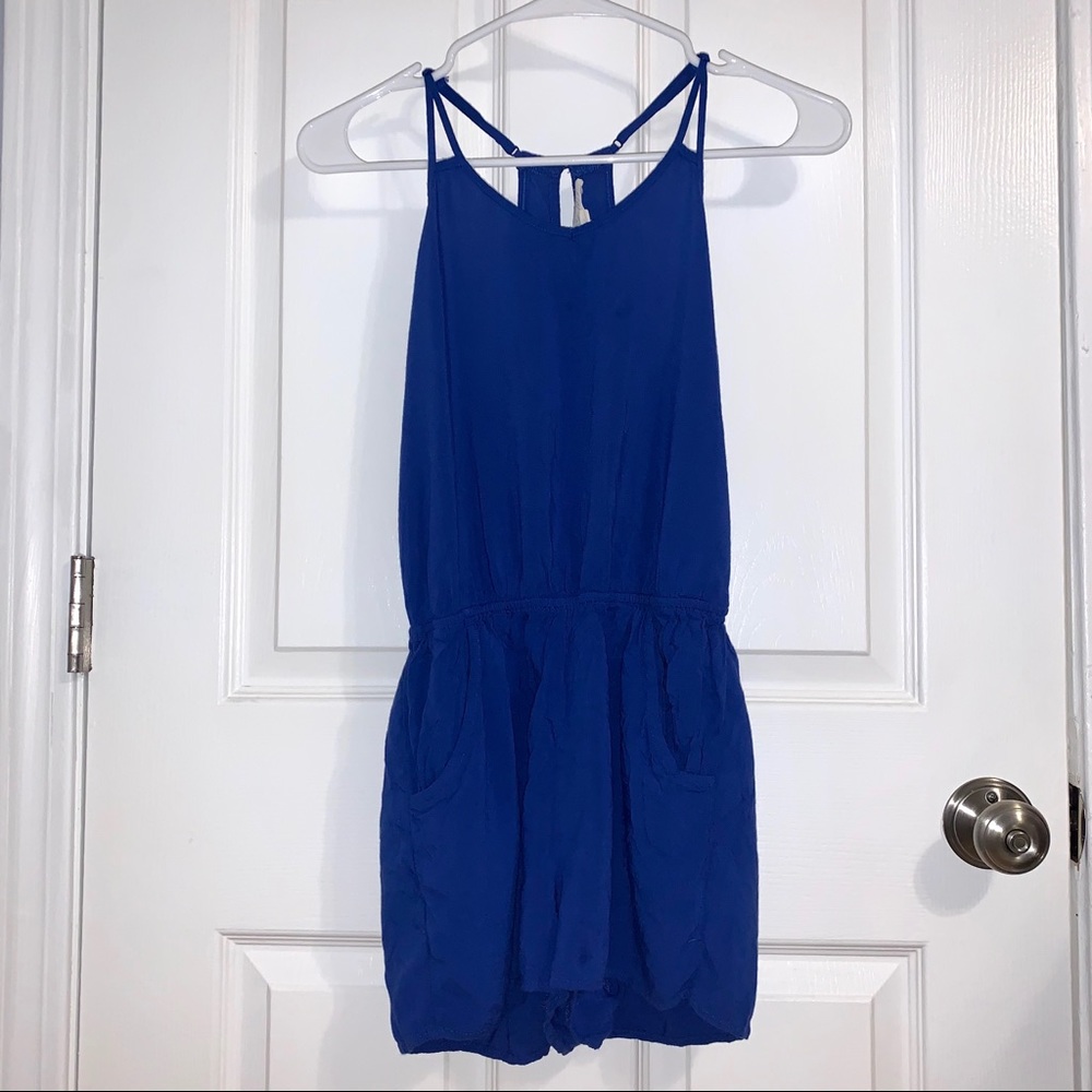 Halter Neck Romper w/ Pockets